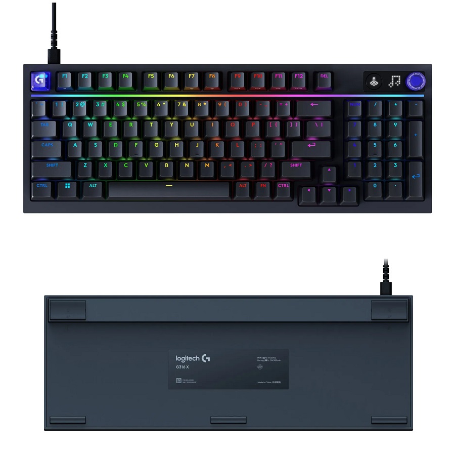 Logitech G316 X 98 Gaming Keyboard Black US, USB