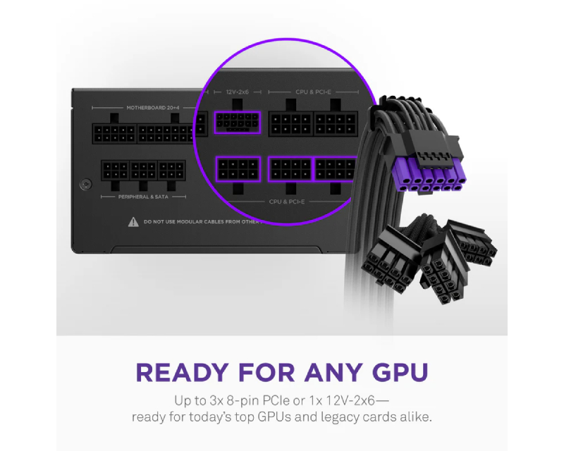 NZXT C1000 Gold 1000W Napajanje - 80 Plus Gold Efikasnost