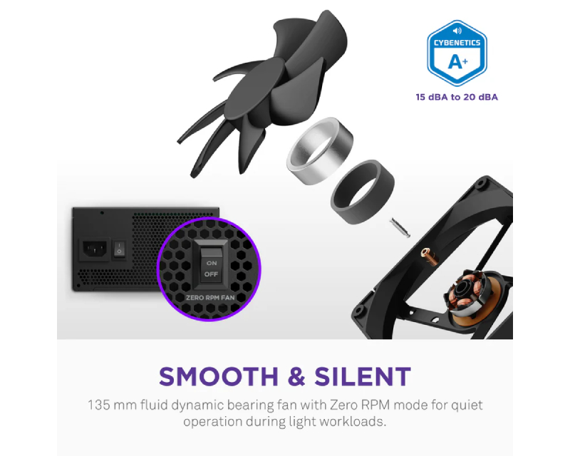 NZXT C1000 Gold 1000W Napajanje - 80 Plus Gold Efikasnost