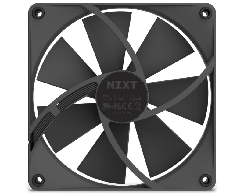 NZXT AER P140 140mm ventilator crni(RF-P14SF-B1)