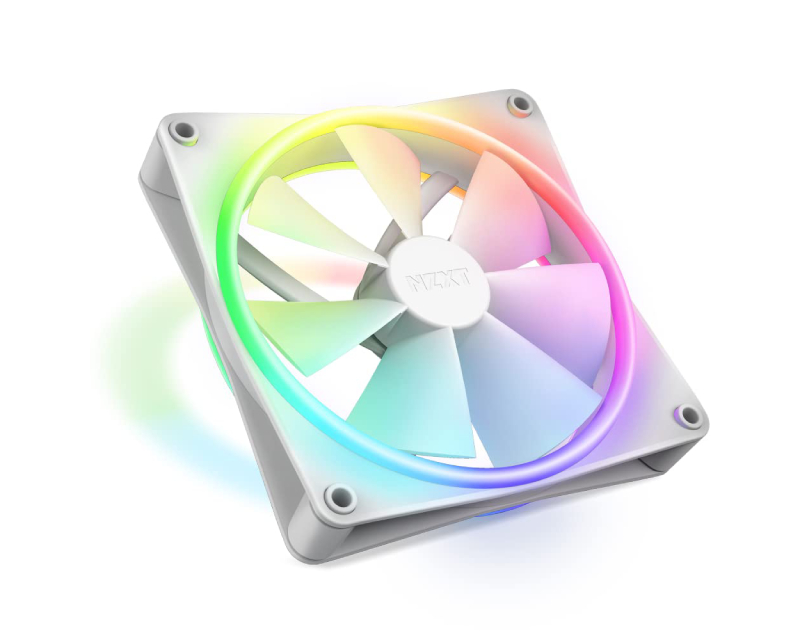 NZXT F140RGB Core 140mm ventilator beli (RF-D14SF-W1)
