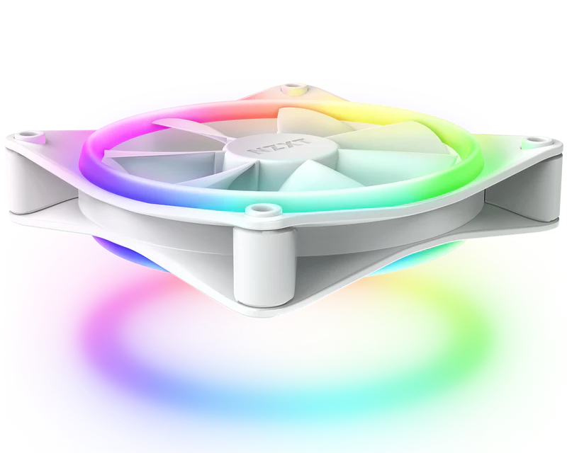 NZXT F120 RGB Duo Triple Pack 120mm ventilator beli (RF-D12TF-W1)