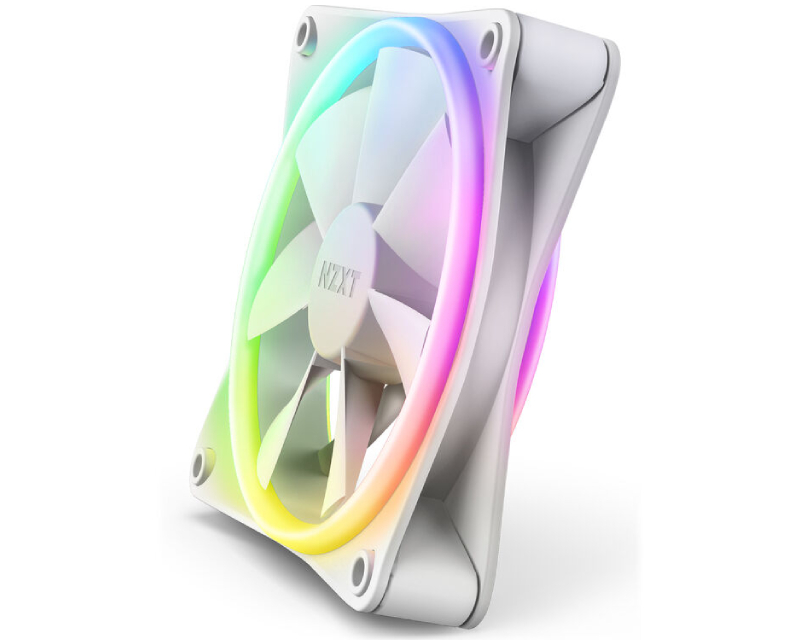 NZXT F120 RGB Duo 120mm ventilator beli (RF-D12SF-W1)