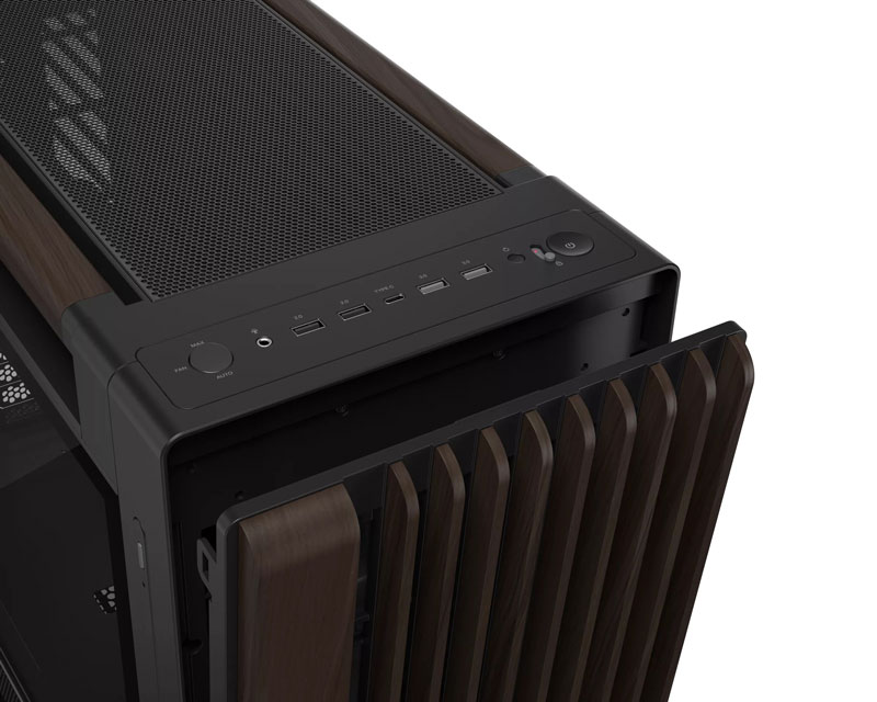 Asus PROART PA602 WALNUT WOOD TG PWM MODERN BLACK kućište crno