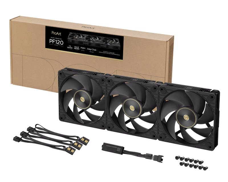 Asus PROART PF120 FAN PWM BLACK 3IN1 ventilator