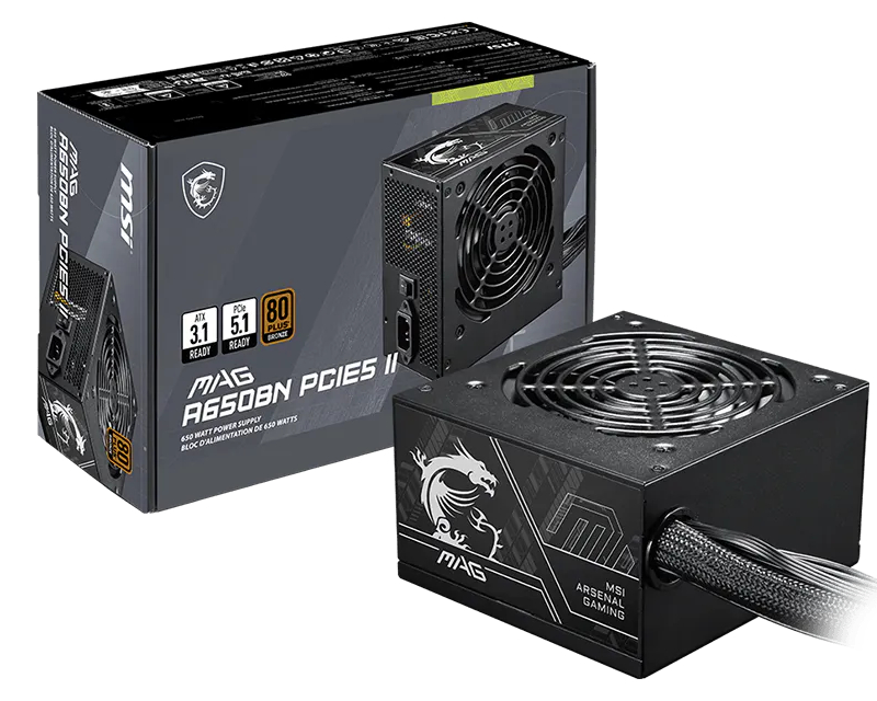 MSI MAG A650BN II 650W napajanje 5Y