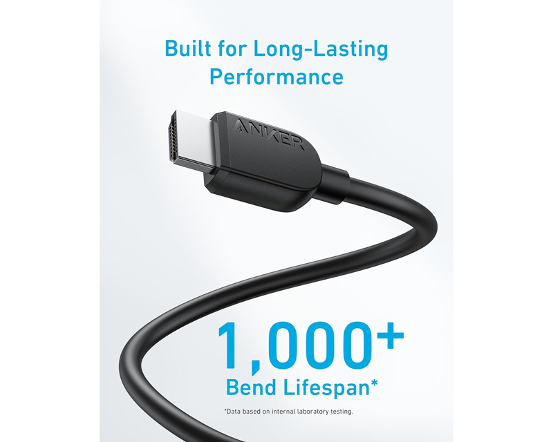 ANKER Video kabl, HDMI - HDMI, 8K, 1.8m, Crni A8742011