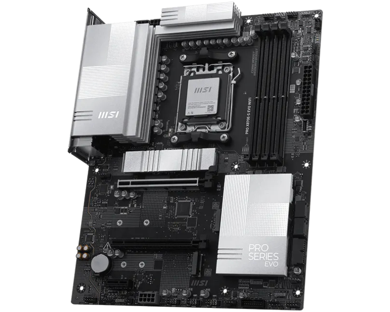 MSI PRO X870E-S EVO WIFI - AMD AM5, DDR5, Wi-Fi 7