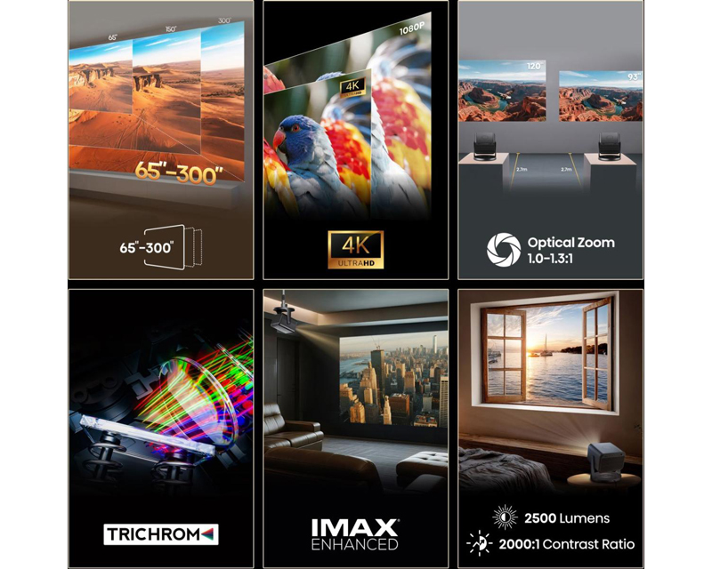 Hisense PROJEKTOR C3 - 4K PRO-UHD, Smart Projector, Laser
