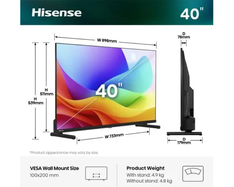 Hisense 40A5S QLED 40-inčni Smart TV