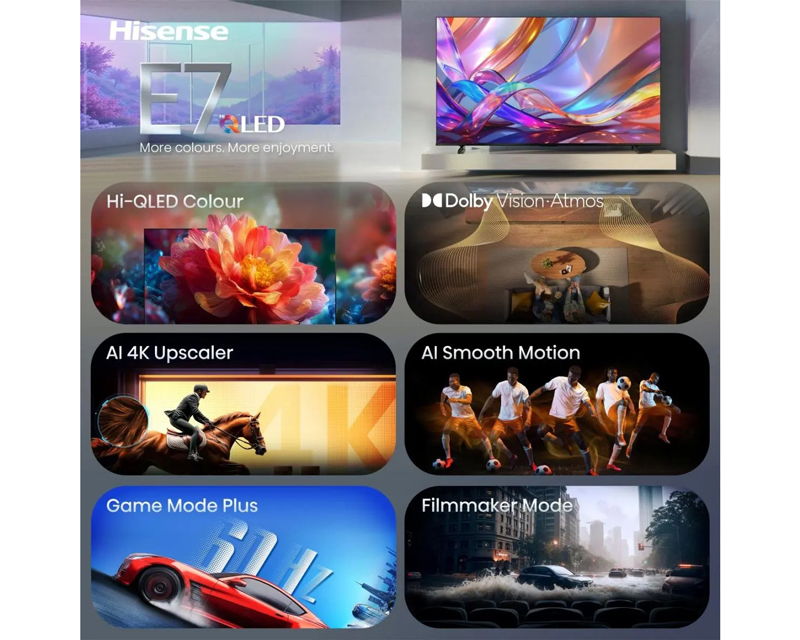 Hisense 55E7S Hi-QLED 4K UHD Smart TV