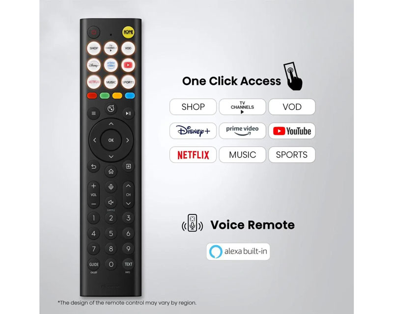 Hisense 65E7S Hi-QLED 4K UHD Smart TV, 65 inc
