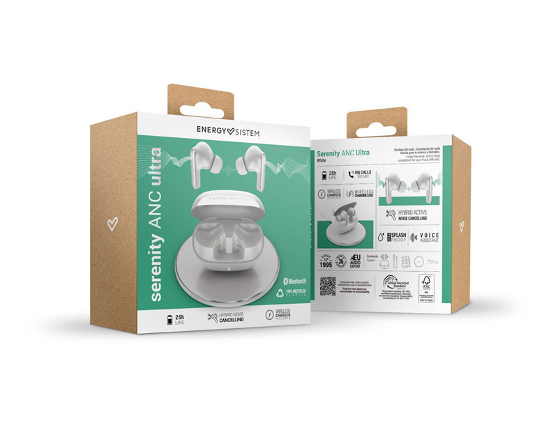 ENERGY SISTEM White Serenity ANC Ultra Bluetooth slušalice bele (M45935)