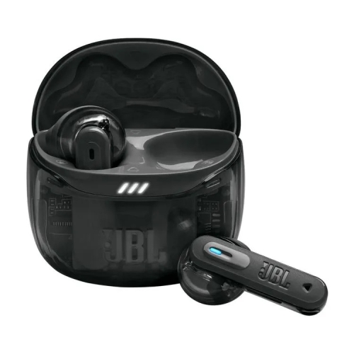 JBL TUNE FLEX 2 GHOST CRNE  BT SLUSALICE sa ANC