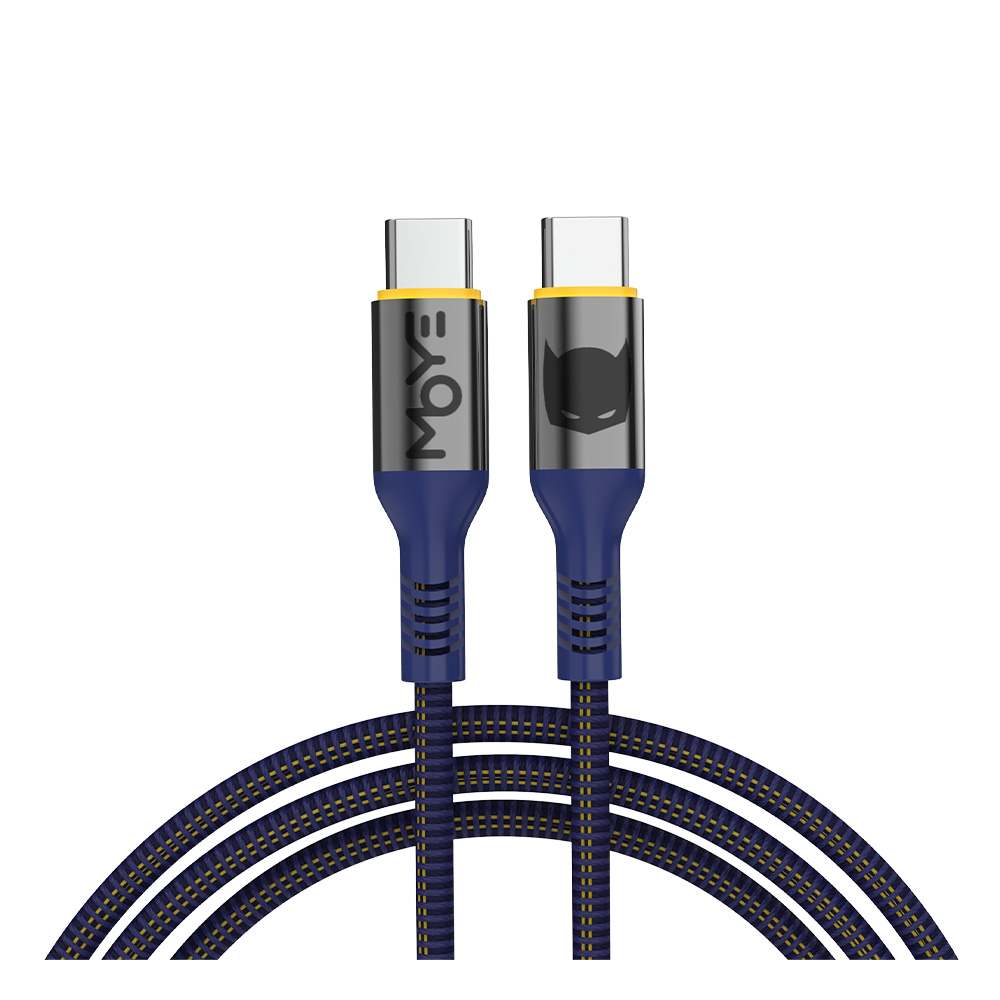 MOYE WB Moye Batman USB-C to USB-C Charging Cable 01 1M