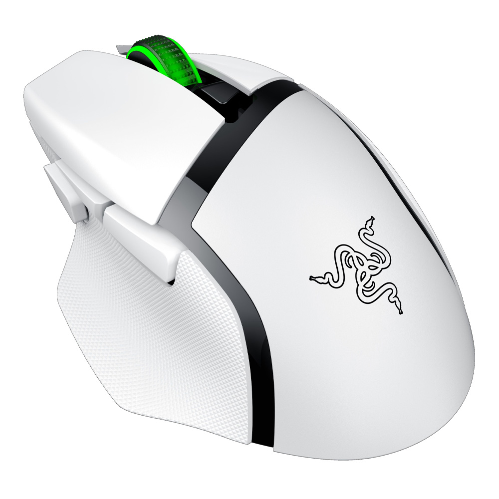 RAZER Basilisk V3 X HyperSpeed - Wireless Ergo Mouse - White Edition