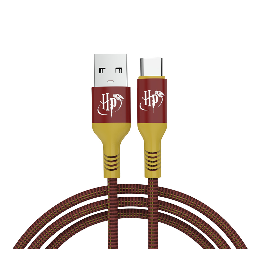 WB Moye Harry Potter USB-A to USB-C Charging Cable 01 1M