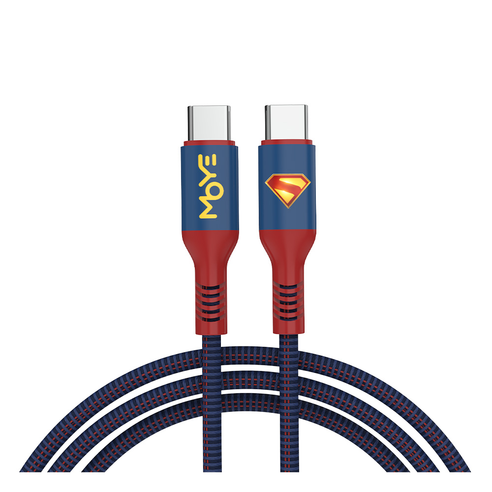 MOYE WB Moye Superman USB-C to USB-C Charging Cable 01 1M