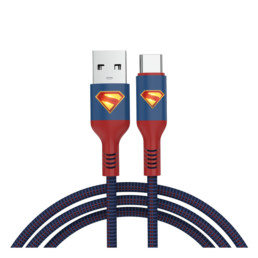 MOYE WB Moye Superman USB-A to USB-C Charging Cable 01 1M