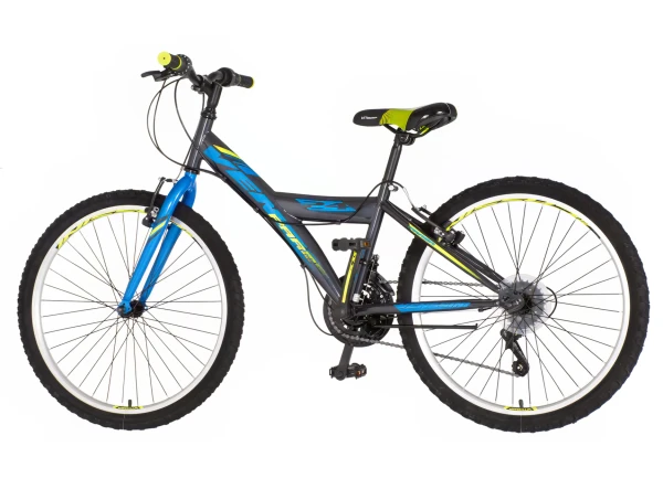 Dečija bicikla Venssini Junior Parma 24/V-brake kontra/18 brzina/plavo siva