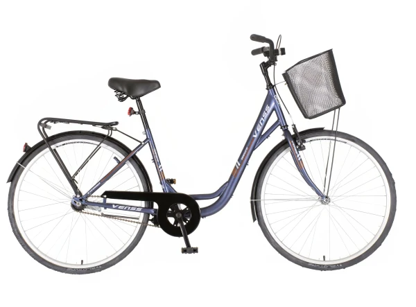 Bicikla city Vennsini diamante 26/V-BRAKE/6 brzina/sa korpom/plava