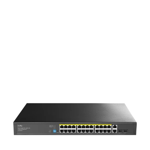 Cudy Svič 10/100/1000 24-port GS1026PS2/24 PoE+/2x Uplink/2x SFP/300W