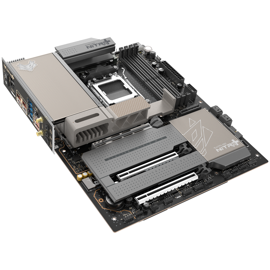 SAPPHIRE AMD X870E AM5 NITRO+ Matična Ploča - DDR5, PCIe 5.0, Wi-Fi 7