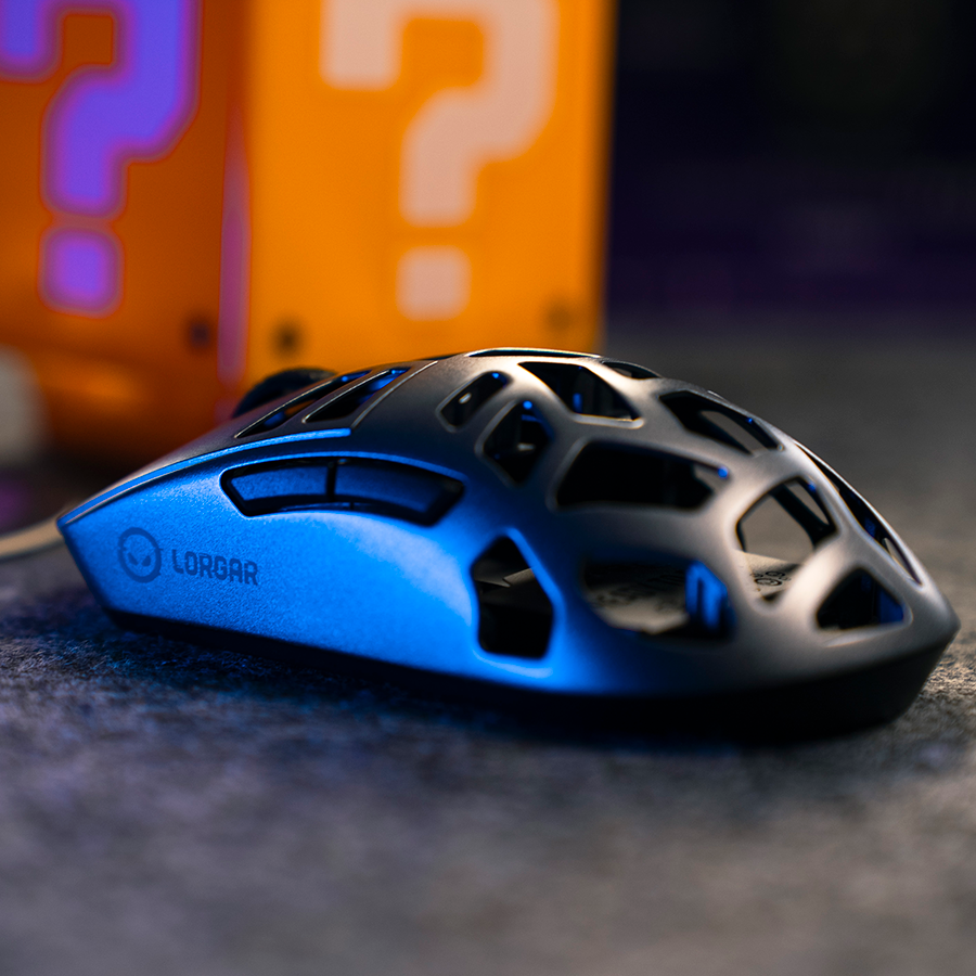 LORGAR MSE90W, Magnesium Alloy Wireless Gaming Mouse Elite, Dark Grey