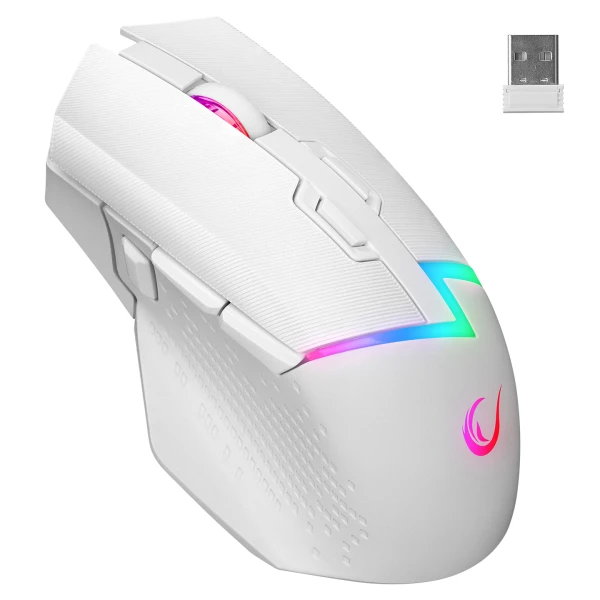 Rampage DROP M3 V2 beli gejmerski miš