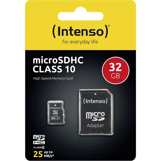 Intenso Micro SD 32GB Class10 3413480 + adapter