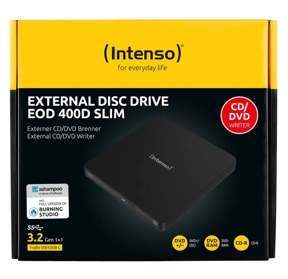 Razno CD DVD-RW Intenso EOD 400D eksterni crni