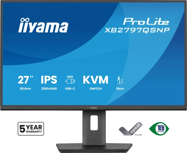 IIYAMA XB2797QSNP-B1 Monitor IPS, 27"