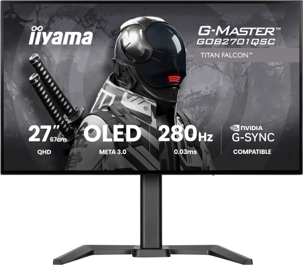 IIYAMA GOB2701QSC-B1 Monitor OLED, 27"