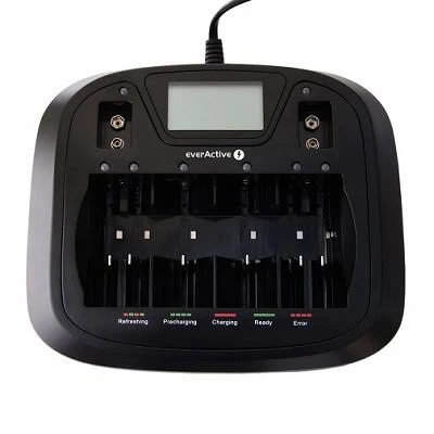 Razno Punjac za ni-mh E.A. NC-900U, 8-kanal (6+2x9V) AC-NC-900U