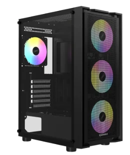 RAIDMAX Kuciste Raidmax Vector 216 Black 4 x RGB fan/Window/NO PSU