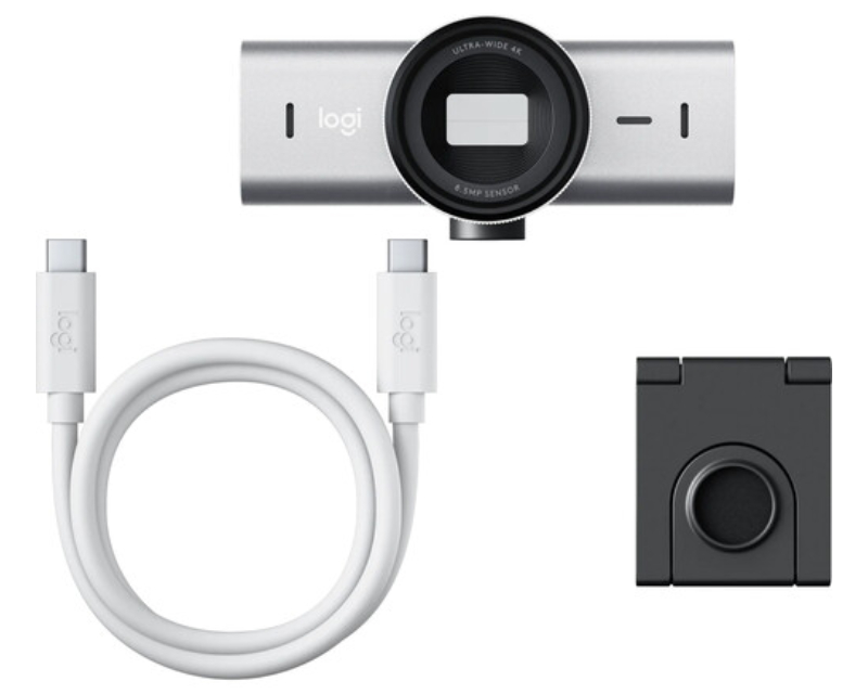 Logitech MX Brio 4K Ultra HD Webcam - Pale Grey