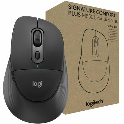 Logitech M850 L Wireless Mouse Black For Business