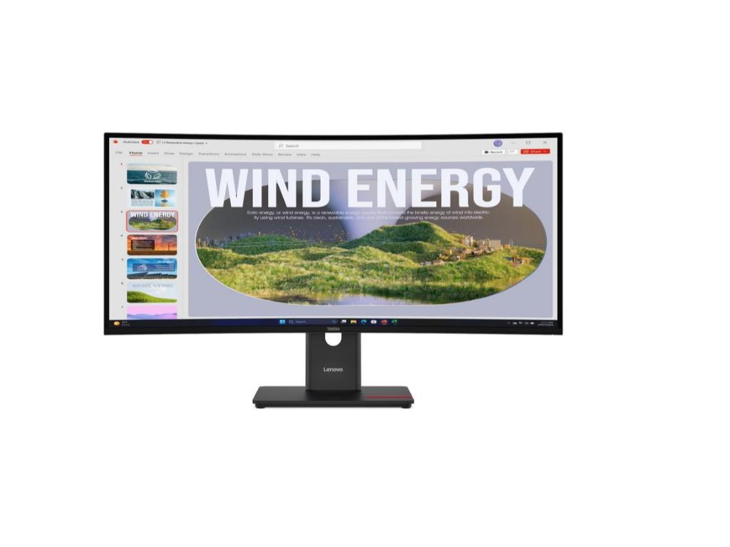 Lenovo ThinkVision T34WD-40 Monitor 34" VA, 3440x1440, 120Hz