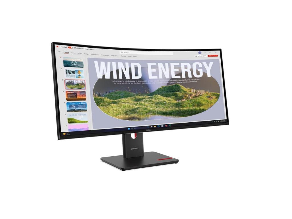 Lenovo ThinkVision T34WD-40 Monitor 34" VA, 3440x1440, 120Hz