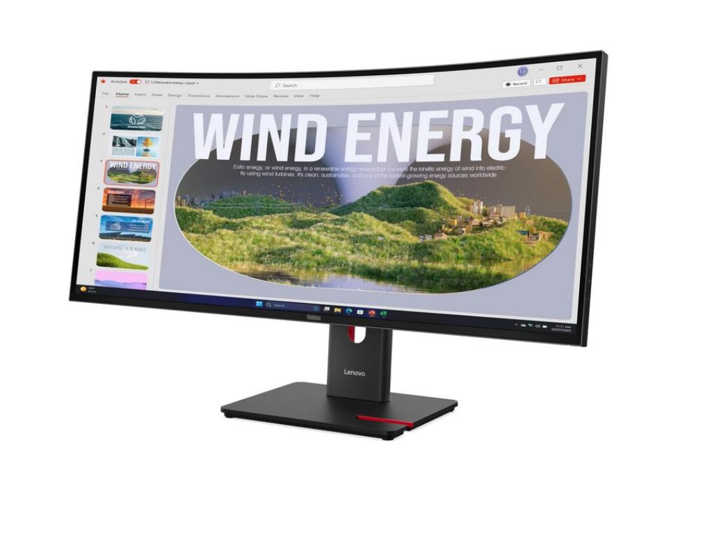 Lenovo ThinkVision T34WD-40 Monitor 34" VA, 3440x1440, 120Hz