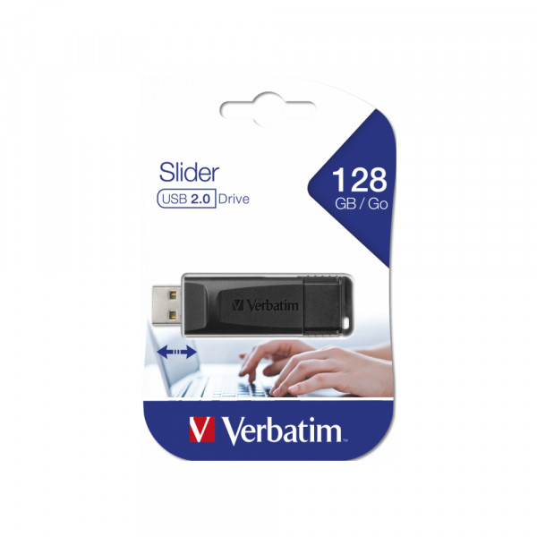 Verbatim Flash USB 16GB 2.0 Slider Black