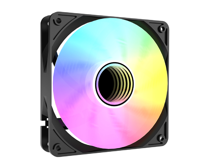 RAIDMAX ARGB Ventilator NV-IX120FBP PWM crni