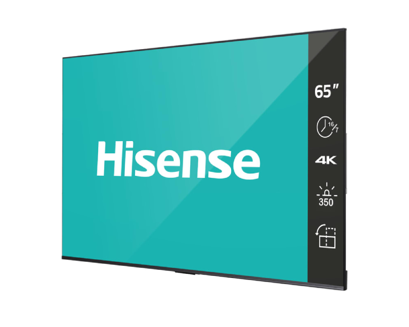 HISENSE 65 inča 65DP30FE 4K UHD 350 nita Digital Signage Display - 16/7 Operation