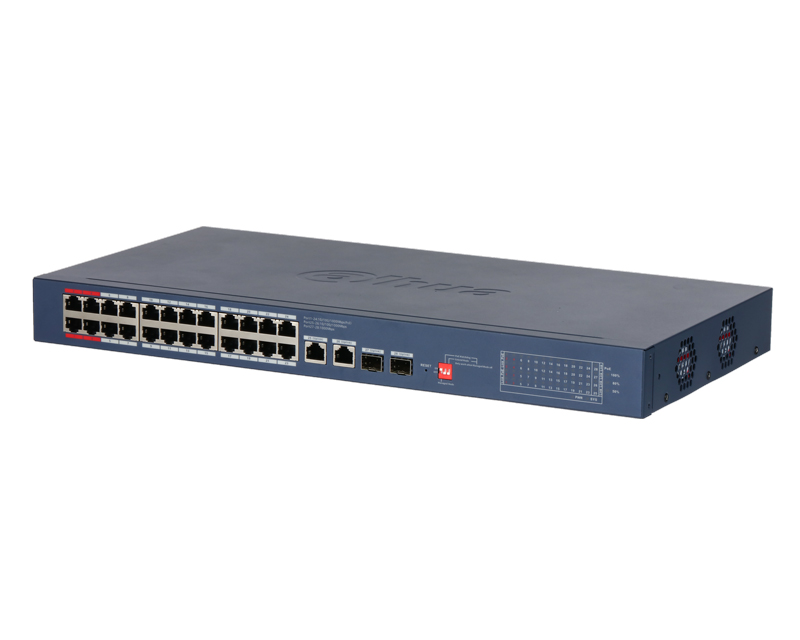 Dahua CS4228-24GT-375-V2 28-Port Cloud Managed Desktop Gigabit Switch with 24-Port PoE