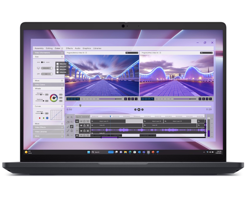 DELL Laptop Pro Max 16 16", Core Ultra 7 265H, 16GB, 512GB, Win11Pro