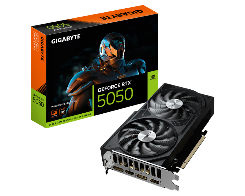 GIGABYTE nVidia GeForce RTX 5050 WINDFORCE OC V2 8GB 128bit GV-N5050WF2OCV2-8GD rev 1.0 grafička karta