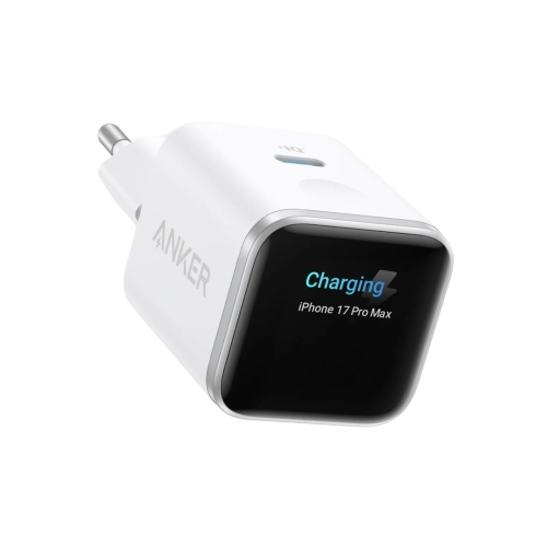 ANKER Nano kućni punjač sa ekranom 45W, Type C, beli