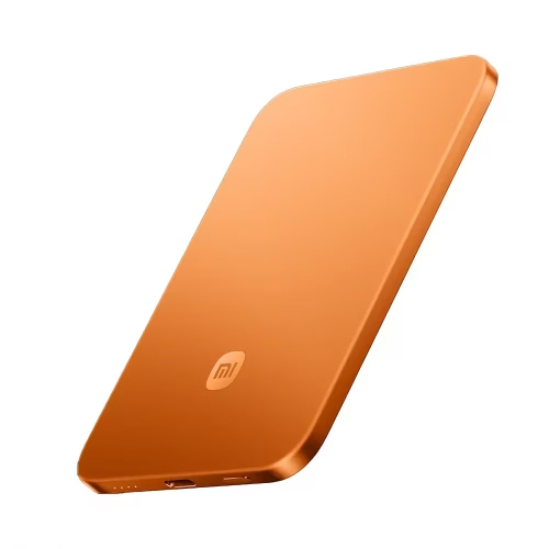 XIAOMI UltraThin Magnetic Power Bank 5000 15W bežična eksterna baterija narandžasta (BHR0975GL)