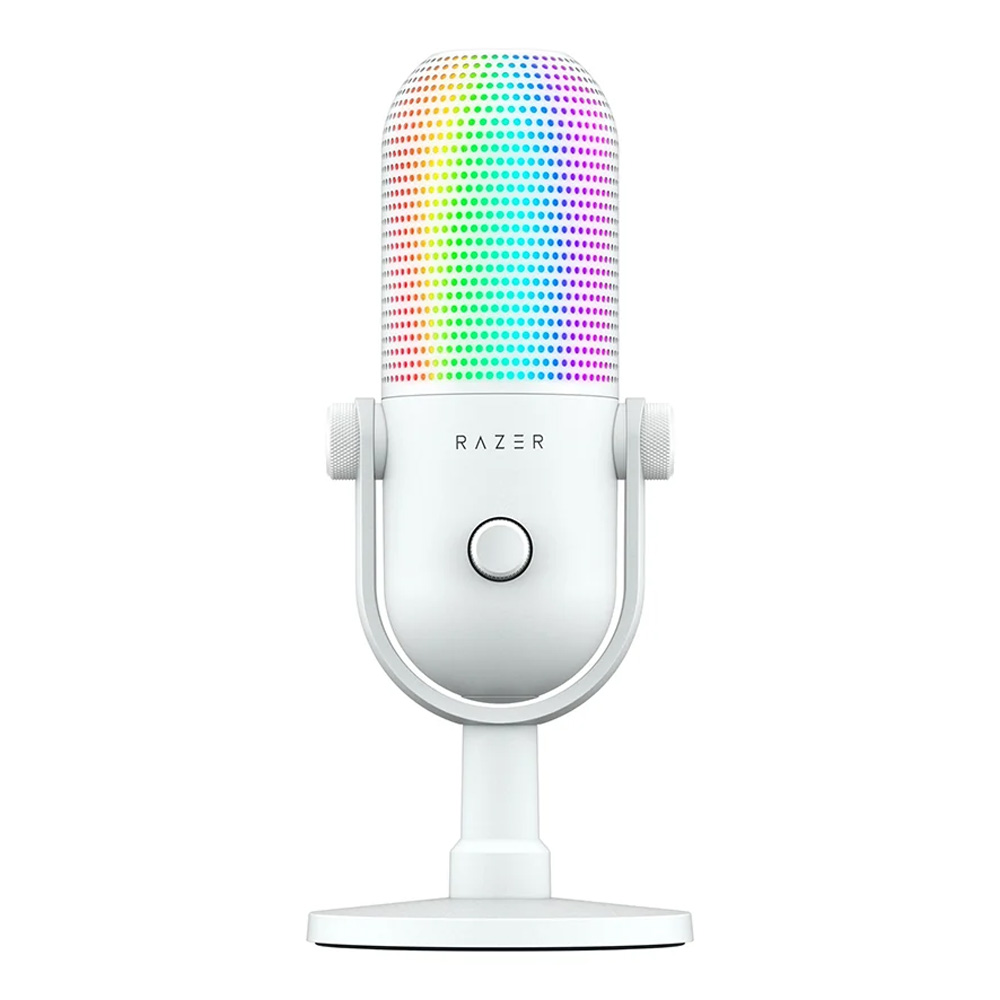 Razer Seiren V3 Chroma 32Bit DSP - RGB USB Microphone - White
