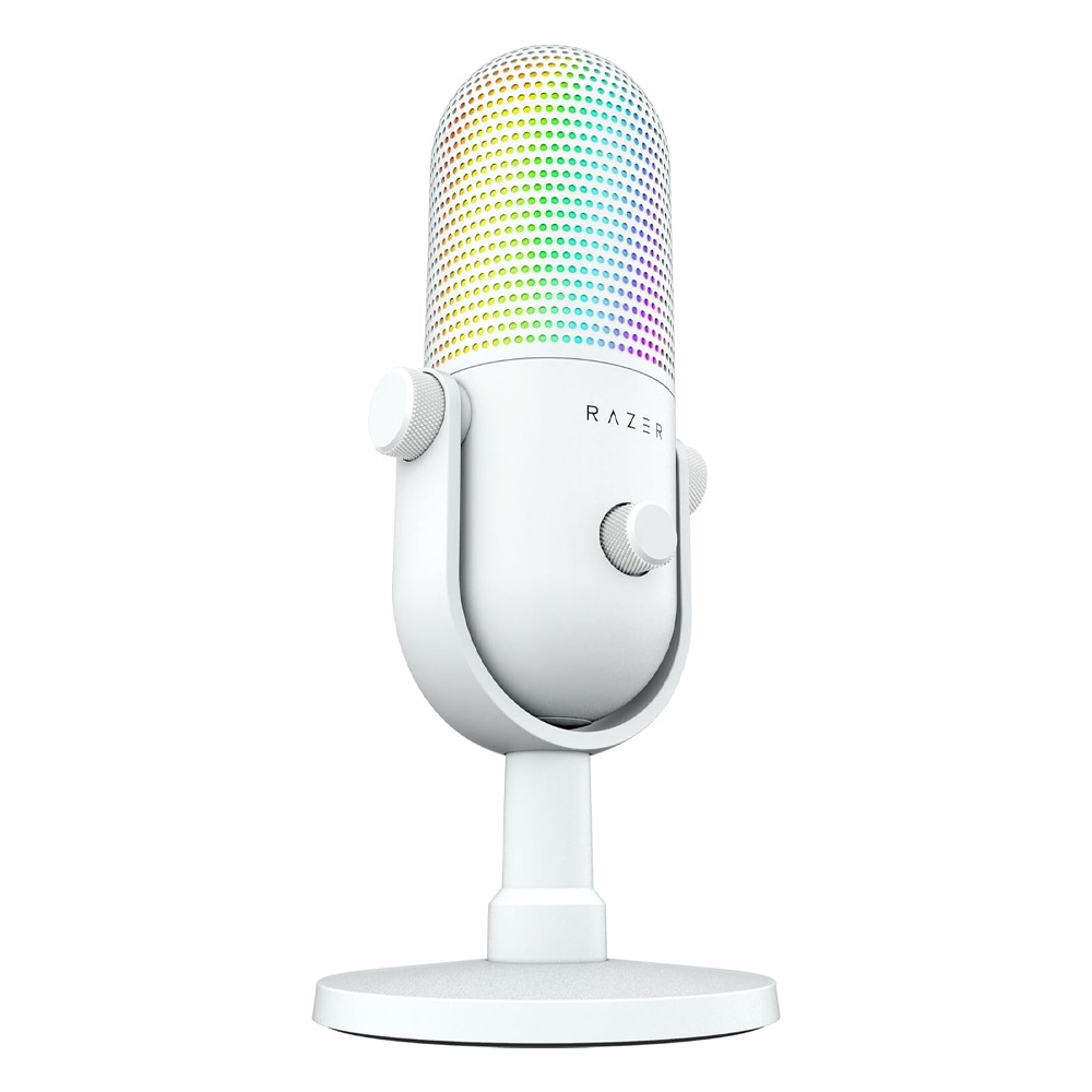 Razer Seiren V3 Chroma 32Bit DSP - RGB USB Microphone - White